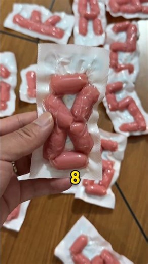 Brother takes sausage to create numbers