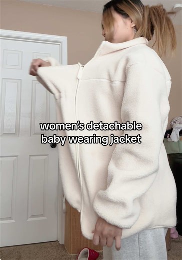 Essential Women’s Detachable Baby Wearing Jacket for Winter