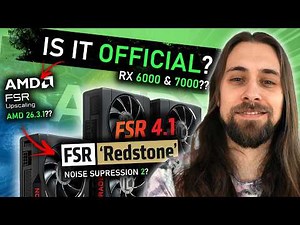 Is it FINALLY time?? FSR 4.1 for older AMD cards, Noise Suppression 2 & More!!