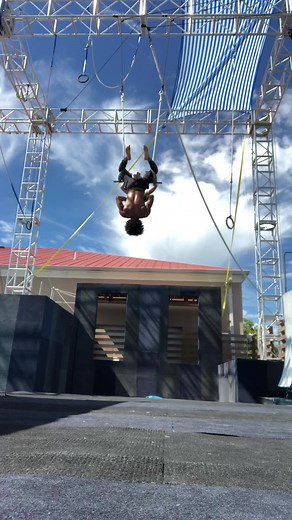 going through old training videos #duotrap #aerialpartners