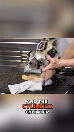 This cylinder is TOAST! KTM 300 TBI