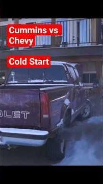 Cold Start Cummins vs Chevy