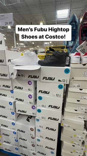 Men’s Fubu Hightop Shoes at Costco! Comes in black or white sizes 7-13 for just $29.99! 🤩 @fubu #Costco #CostcoFindsCa #costcocanada #canada #CostcoBuys#costcodeals#costcowholesale#costcofindscanada #fubu #hightop #hightopshoe #sneakers | costcofindsca