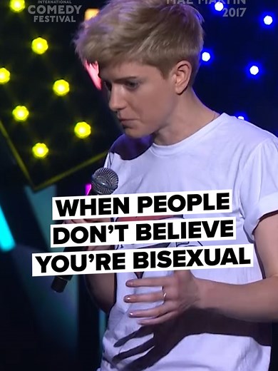 #MaeMartin explains what it's like telling people you're bisexual #micf #standup #bisexual