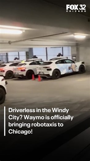 Waymo is officially laying the groundwork in Chicago! We just caught a fleet of their autonomous cars tucked away in a Loop parking garage getting ready to map our streets. | STORY ⬇️ | Fox 32 Chicago