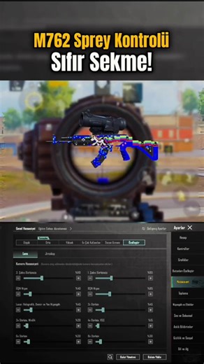 KAPLAN Esports on Instagram: "PUBG Mobile, M762, 6X, Hassasiyet, Ayarı 2026, Sıfır Sekme, No Recoil, #PUBGMOBILE #pubgmnextstarprogram #PUBGMS28 #KaplanEsports #HassasiyetAyarıpubg2026 pubg mobile hassasiyet ayarı, pubg mobile recoil kontrol, pubg mobile sensitivity tutorial, pubg mobile no recoil settings, pubg mobile sensivity ayarları nasıl yapılır, pubg mobile sekme kontrolü, pubg mobile m762 spray control, pubg mobile 6x dürbün hassasiyet ayarı, pubg mobile best sensitivity 2026, pubg mobil