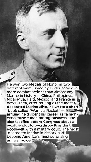 He won two Medals of Honor and then exposed the truth #SmedleyButler #Military #History #history