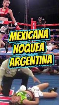MEXICANA NOQUEA ARGENTINA | ZULINA "LOBA" MUÑOZ VS VANESA TABORDA #boxing #boxeomexicano #boxeo #box