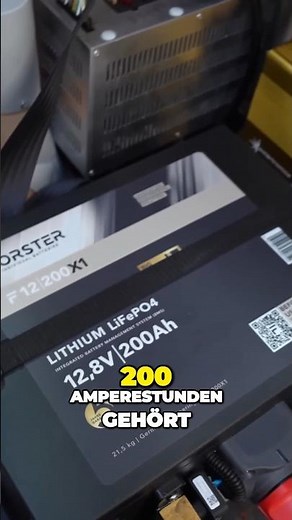 Ersparnis beim Camping: kein Strom, kein Problem Forster Lifepo4 Lithium Batterie von Klecamp