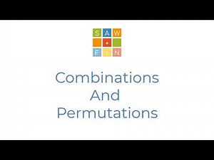 🎥 Statistics 4.4 – Combinations & Permutations | Counting Methods, Factorials & Special Cases