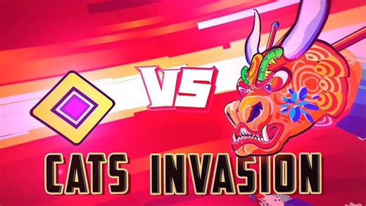 【转载】\"Cats Invasion\" by qMystic, Knots, IvashkaUA & more | Geometry Dash 2.2
