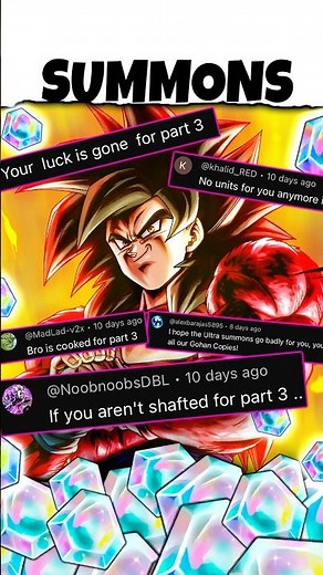 They Said I’d Get Shafted…ULTRA SSJ4 SUMMONS DRAGON BALL LEGENDS
