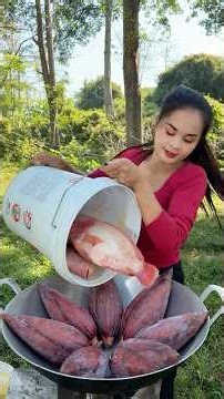 How to cook red fish with banana flower recipe #cooking #shorts #recipe