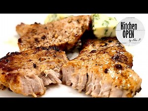 Pork Medallions with Herbs Butter - Pork Tenderloin