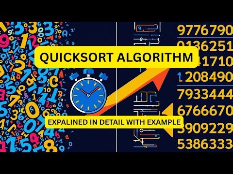 ALGO 27 | Mastering Quicksort Algorithm | Detailed Step-by-Step Explanation with Examples | PST