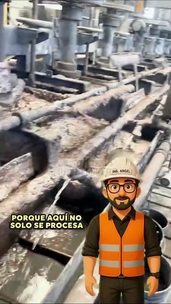 Lo que estás viendo no es solo movimiento… es un proceso clave en la recuperación mineral 🔍 Aquí interviene la flotación, donde mediante agitación y aireación se genera espuma que transporta el mineral valioso hacia la canal de descarga. Aunque el estaño se recupera principalmente por gravedad, en etapas finas este tipo de proceso es fundamental para optimizar la recuperación. En minería, cada detalle del proceso marca la diferencia 👷‍♂️ #Mineria #Flotacion #ProcesosMineros #SaberMina360