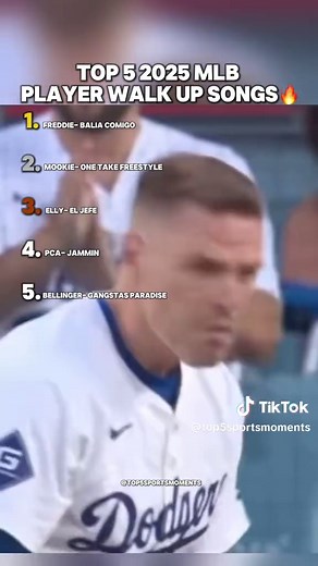 TOP 5 MLB Walk Up Songs for 2025