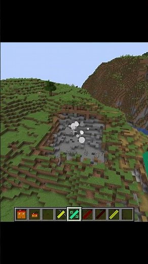 🔥100,000 TNT vs My Minecraft World🔥 #minecraft #shorts #tnt #gaming