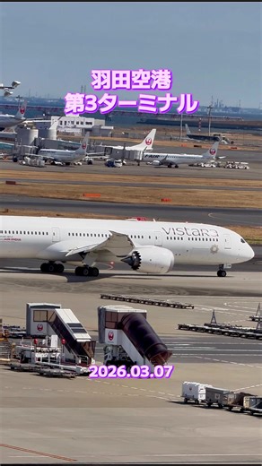 羽田空港 第3ターミナルでの飛行機撮影記録
