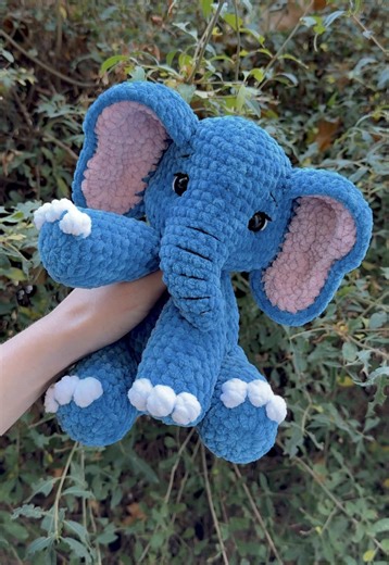 Adorable Pink Elephant Amigurumi Crochet Pattern