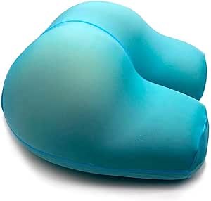 The Buttress Pillow – All-Natural Latex Foam Butt-Shaped Pillow for Sleep, Stress Relief, and Comfort – Ergonomic Design for Side, Back, and Stomach Sleepers – Removable Cover Included