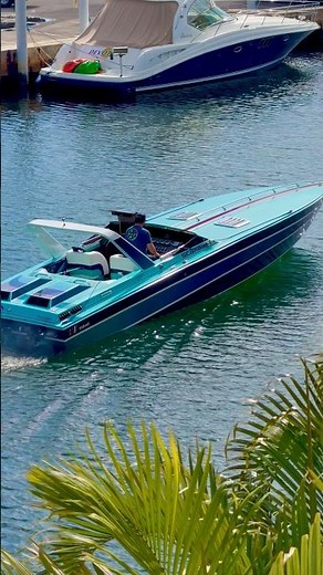 The sweet sounds of the iconic Miami Vice Scarab.