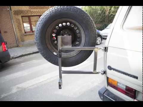 Porte-roue de secours - Spare wheel carrier - T3 syncro - Engl. subtitles