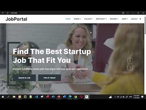Online Job Portal || PHP, MySQL || HTML, CSS, JavaScript, Bootstrap