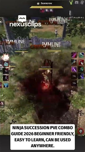 This Ninja PvE Combo is TOO EASY… #bdo #shorts #ninja #Recknin_