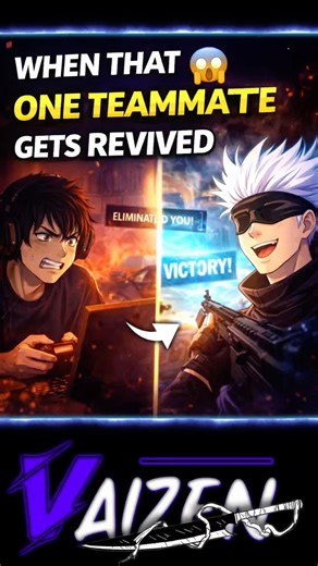 When you're losing but gojo is on your team! | #anime #animeshorts #vaizen #jjk #gojo