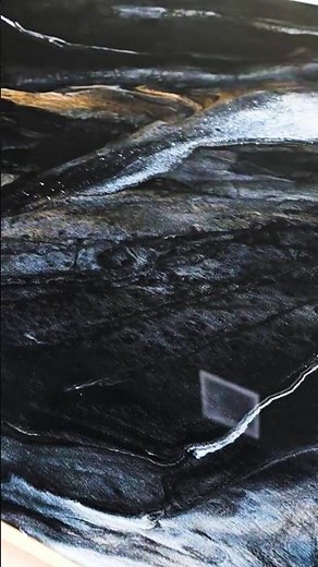 DIY Black Epoxy Countertops That Look Like Real Stone