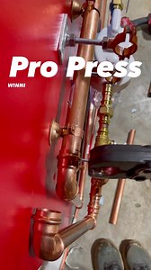Plumbing is easy when you have a pro press tool! #construction #homerenovation #realestate #entrepreneur #plumbing #hardwork #tools #diy #work | Misha Panchishak