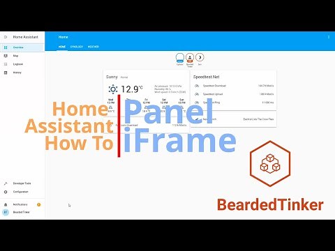 Home Assistant How To - Panel iFrame component