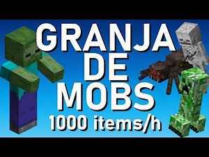 COMO HACER GRANJA AUTOMÁTICA DE MOBS (Fácil) | Minecraft java 1.21 / 1.20 / 1.19 - Tutorial