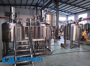 [Hot Item] Cassman Malt Beer Micro Brewery 500L Micro Beer Production Line with Cooling Water Jacket