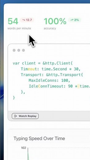 Learn touch typing by typing real code