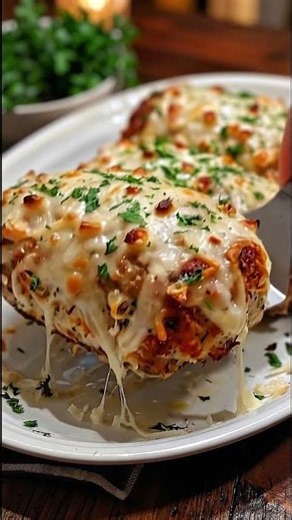 🧀🔥 Cheesy Garlic Chicken Breast | Juicy Baked Chicken with a Creamy Cheese Topping