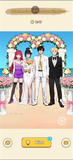 Brain Puzzle 2: Logic Twist 🔥🧠 level 72- Wedding Snap Solution #TròChơiTríNão #CâuĐốTríTuệ #TăngIQ