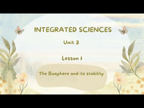 Integrated Sciences - Lesson 1 - Part 1