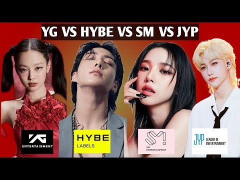 YG vs HYBE vs SM vs JYP | RANKING BIG 4 COMPANIES IN DIFFERENT CATEGORIES