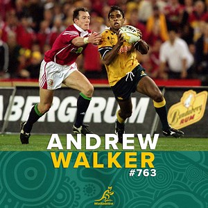 🖤💛❤️💚💙 We acknowledge Wallaby #763 Andrew Walker, who was dangerous in the backline. Walker earned 7 Wallabies caps. READ MORE: https://bit.ly/39xz1pP 🗓 This Sat 25 Sept 8:05pm AEST 🎟 https://bit.ly/TOWNSVILLETRC 📺 Stan Sport & Channel 9 #TRC2021 #Wallabies #AUSvARG eToro Cadbury Dairy Milk | Wallabies