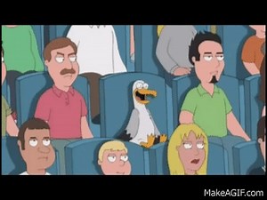 Family Guy Laughing Seagull! on Make a GIF