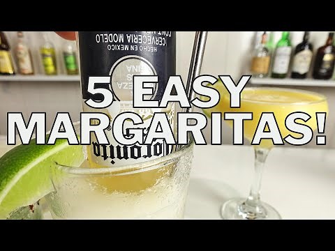 5 x EASY MARGARITA COCKTAIL RECIPES