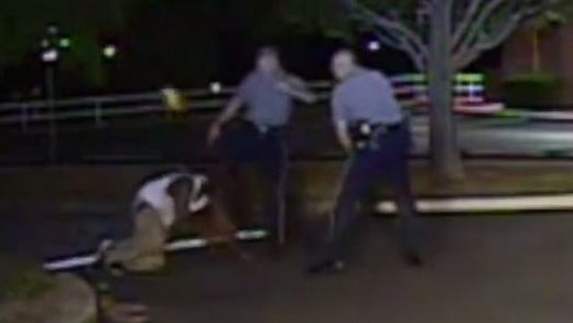 Watch video: Dover police officer kicks suspect
