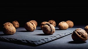 Download Walnuts healthy food nuts nutrition snack walnuts benefits dark background on transparent background for free