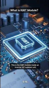 “IGBT converts DC into controlled AC to run the compressor efficiently.”