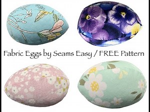 Sew Fabric Eggs FREE PATTERN