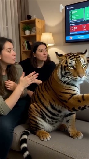 “When a Tiger Takes Control of the TV”