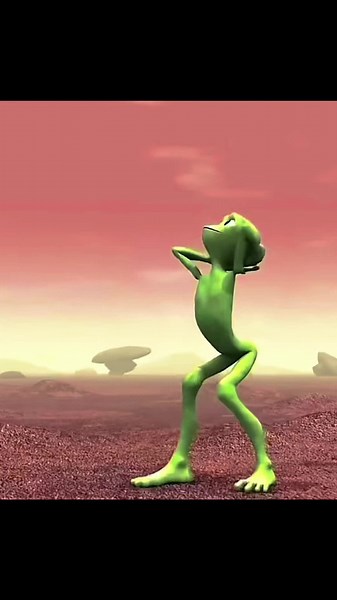 Alien frog got moves#fyp#alien#frog#