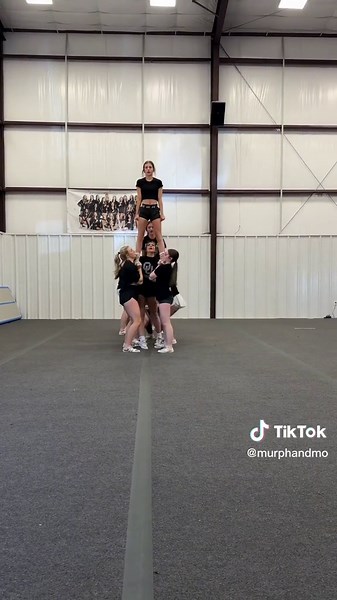 Pyramid 3! Let’s go! #stunt #fyp #pyramid #3 #cheer #coach #fun #timing #technique